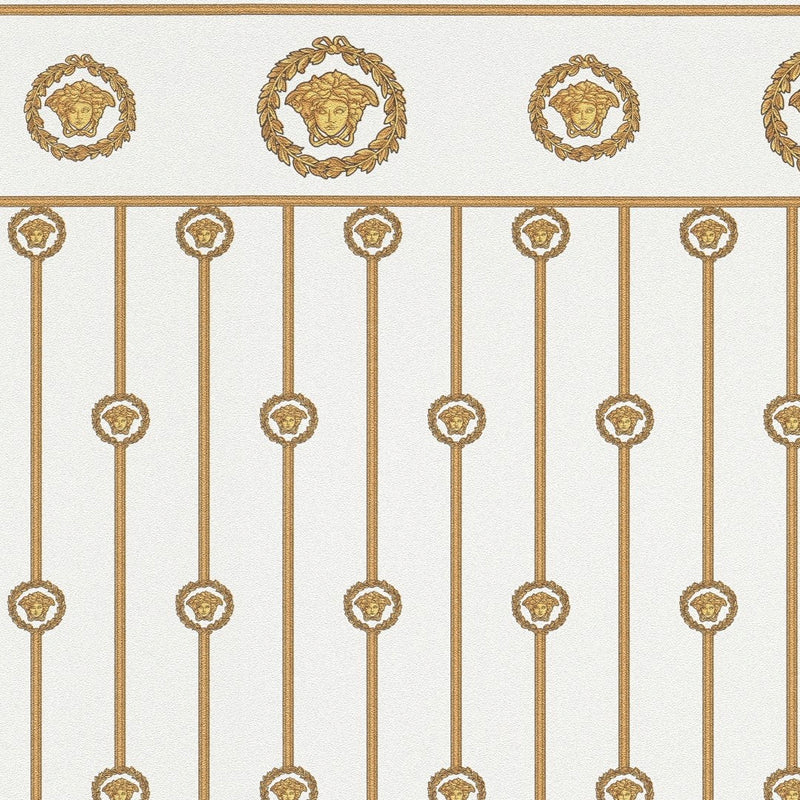 79131-1 Nature Pattern Yellow Versace 6 Wallpaper by A S Creation