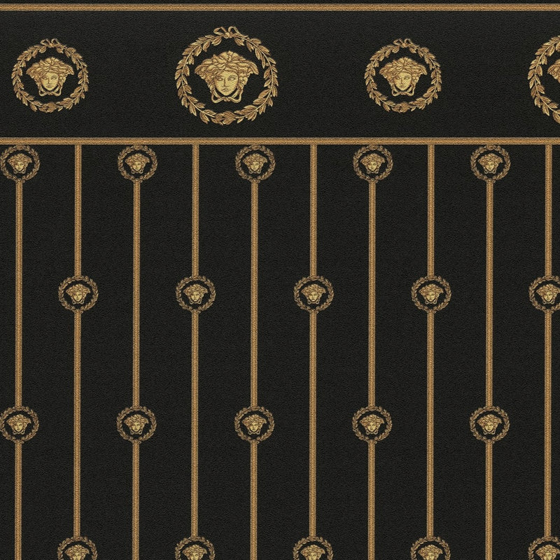 79131-2 Nature Pattern Yellow Versace 6 Wallpaper by A S Creation