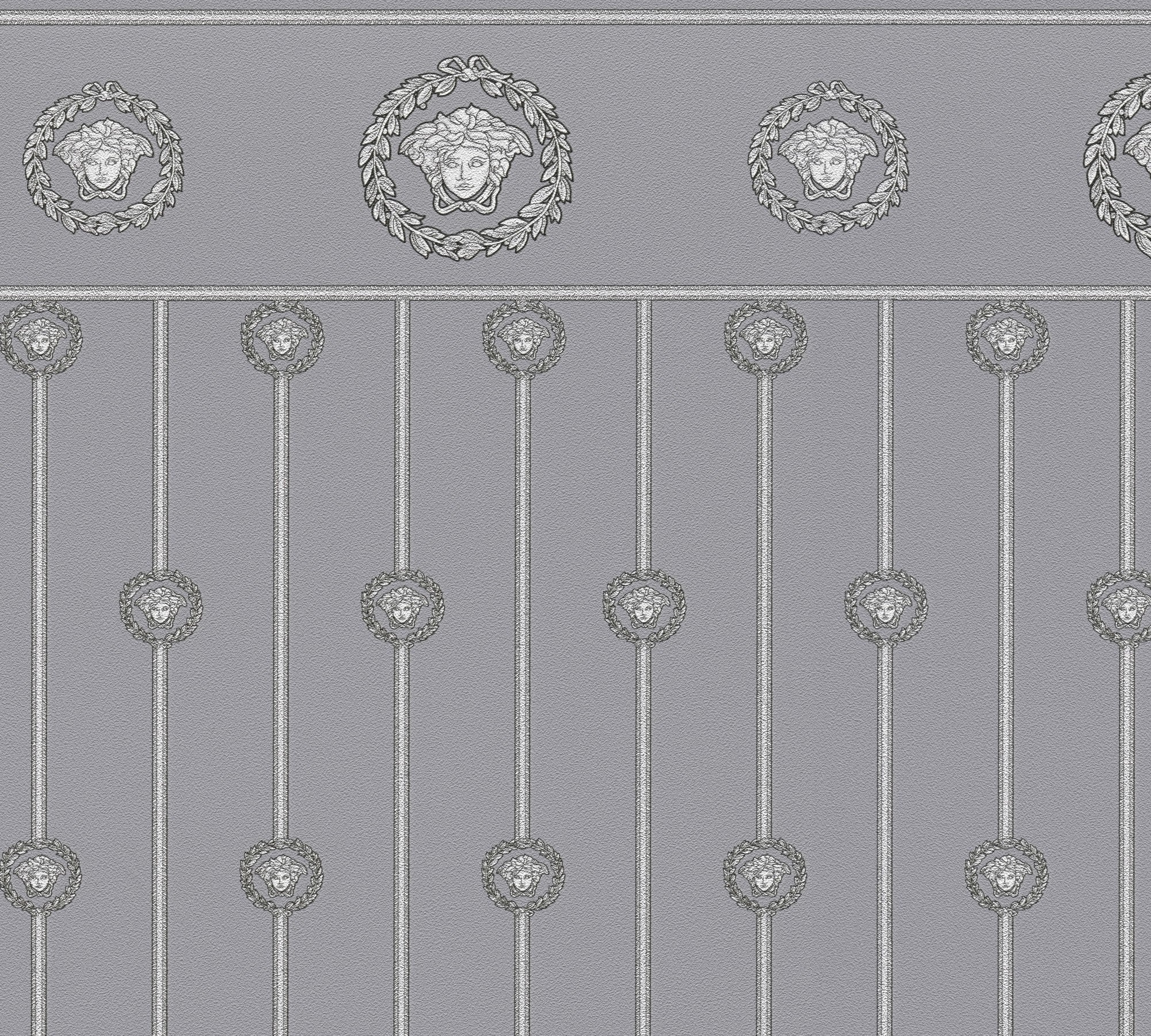 79131-3 Nature Pattern Grey Versace 6 Wallpaper by A S Creation