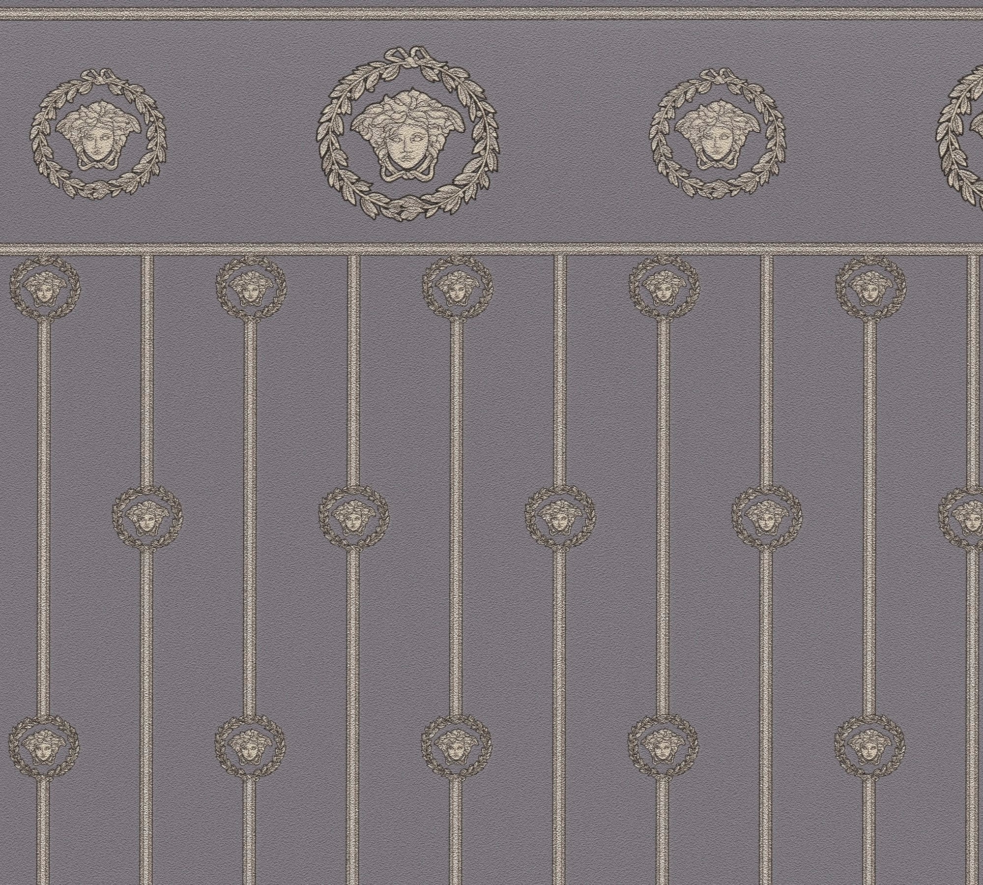 79131-4 Nature Pattern Grey Versace 6 Wallpaper by A S Creation