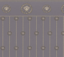 79131-4 Nature Pattern Grey Versace 6 Wallpaper by A S Creation