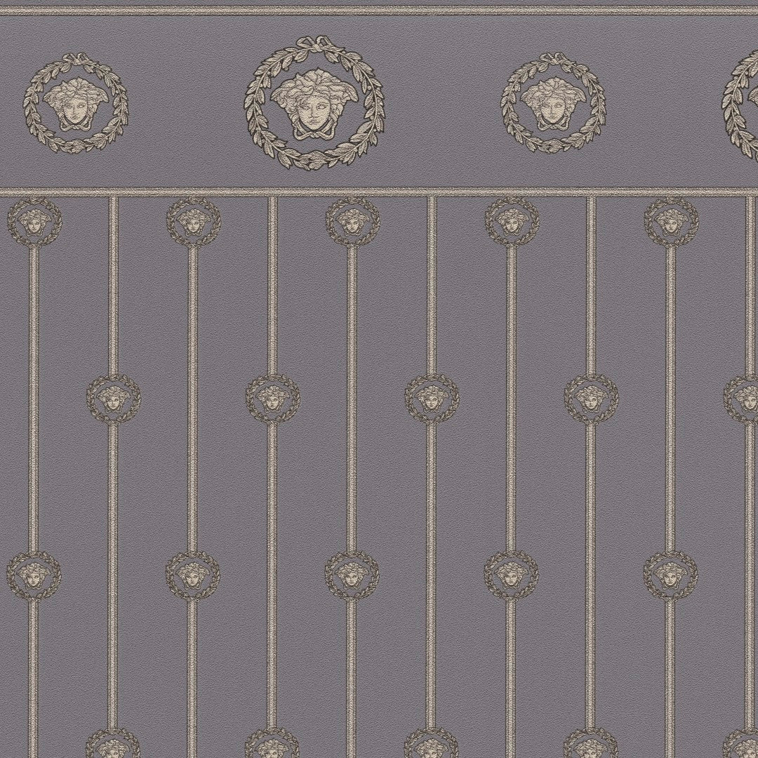 79131-4 Nature Pattern Grey Versace 6 Wallpaper by A S Creation