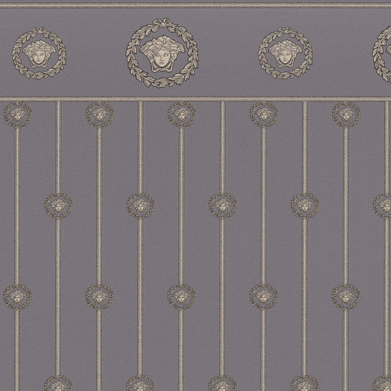 79131-4 Nature Pattern Grey Versace 6 Wallpaper by A S Creation