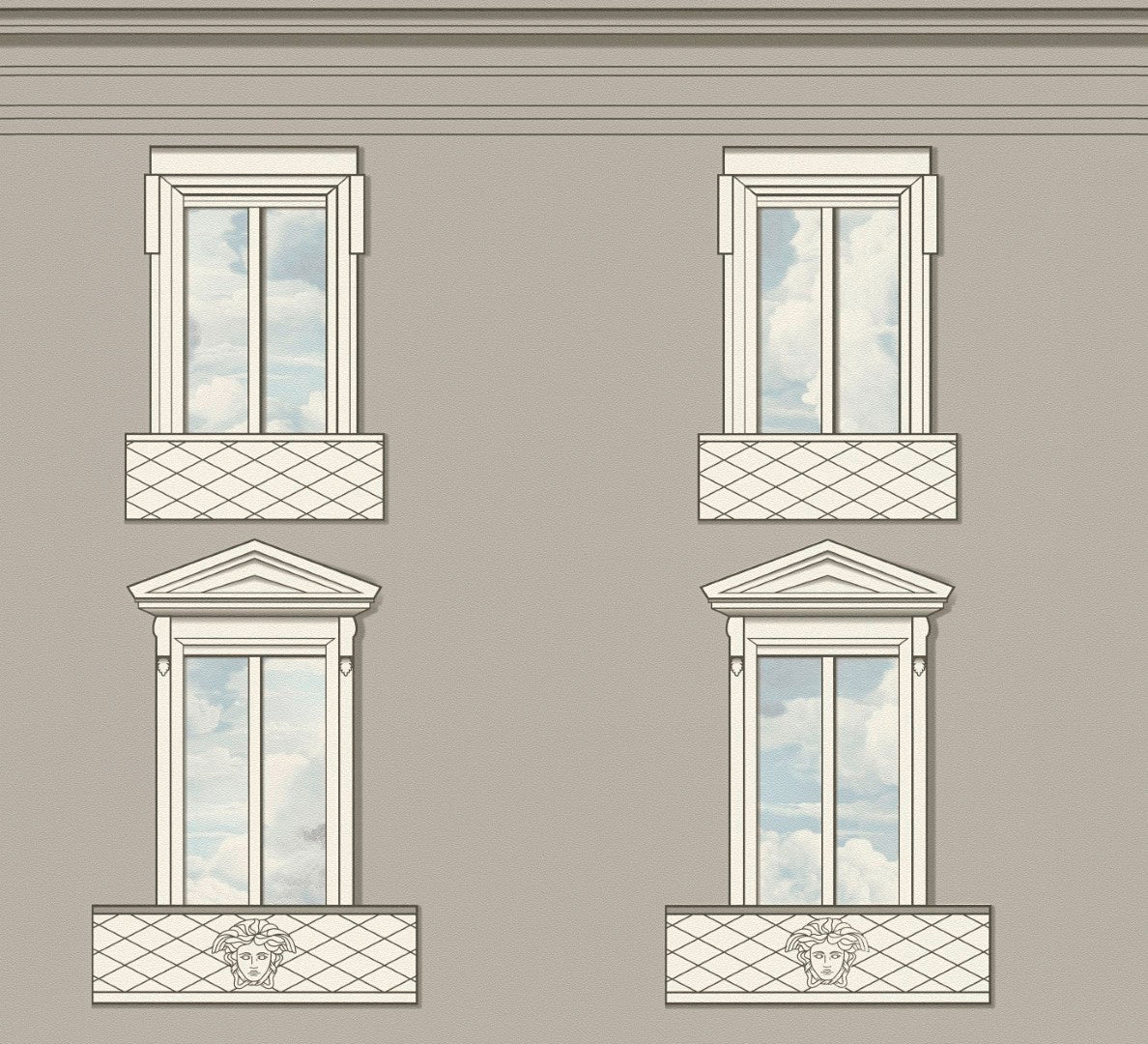 79132-1 Nature Pattern Cream Versace 6 Wallpaper by A S Creation