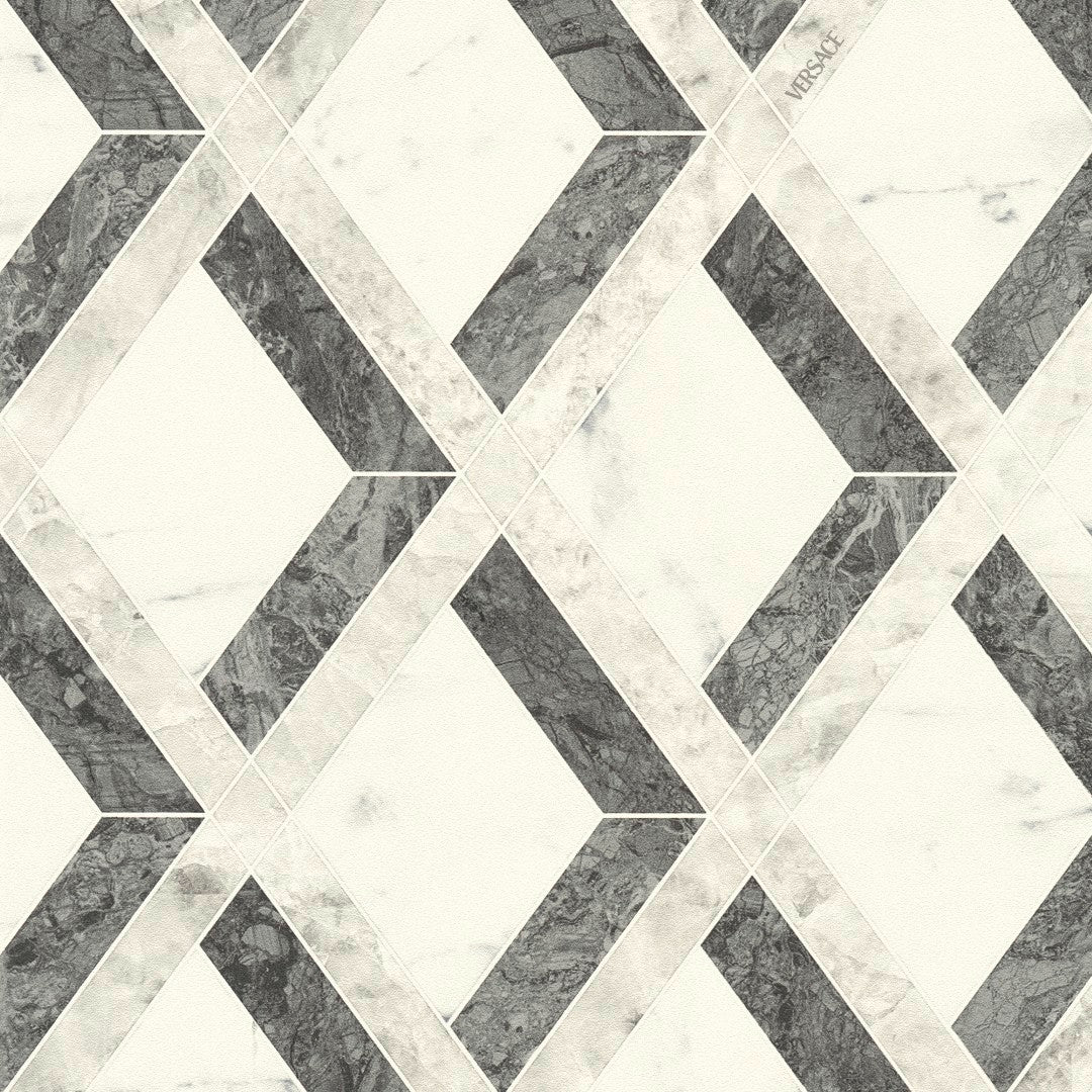 79133-3 Graphical Pattern Grey Versace 6 Wallpaper by A S Creation