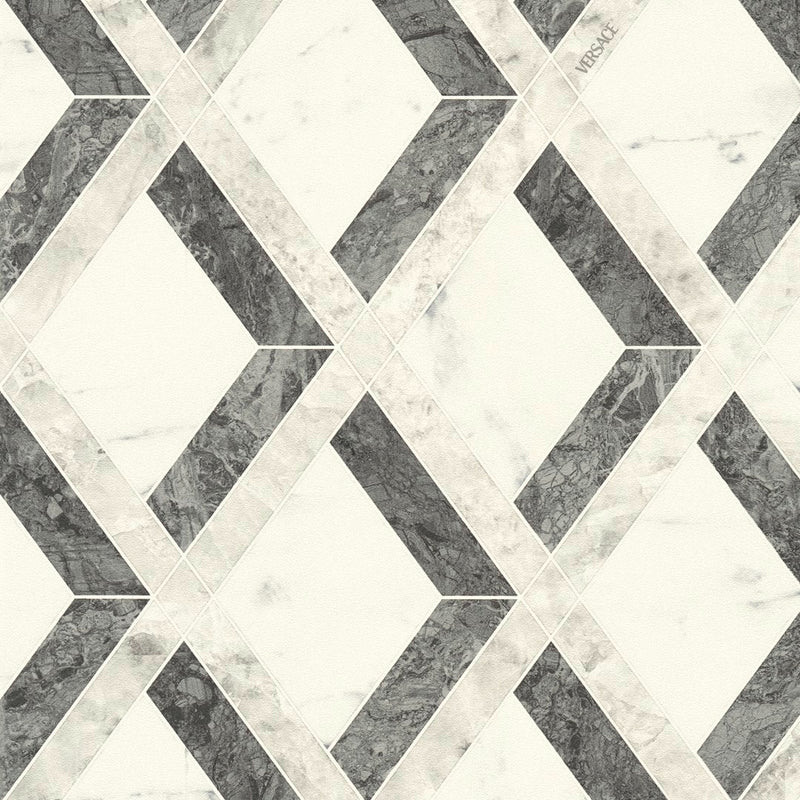 79133-3 Graphical Pattern Grey Versace 6 Wallpaper by A S Creation