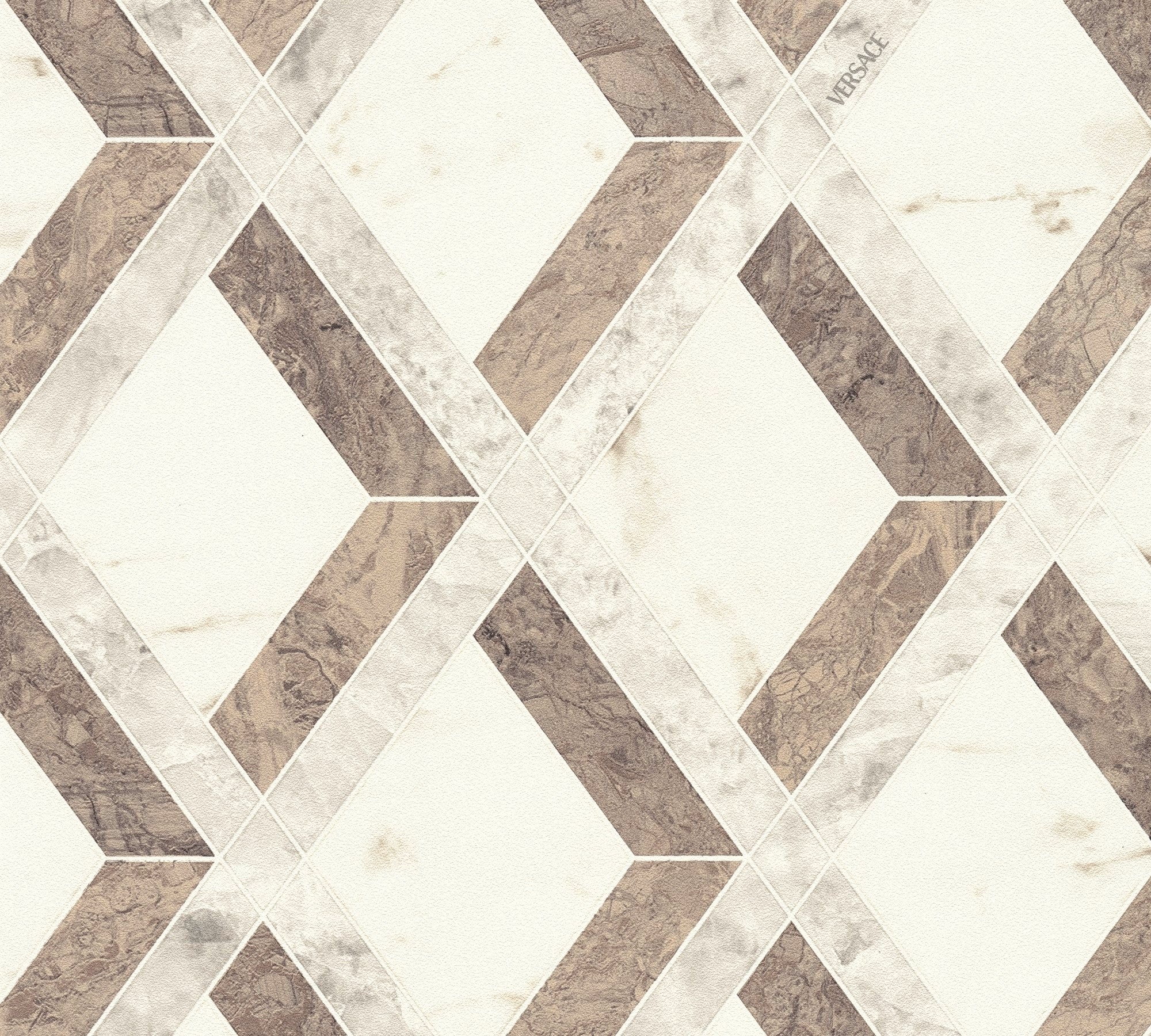 79133-4 Graphical Pattern Brown Versace 6 Wallpaper by A S Creation