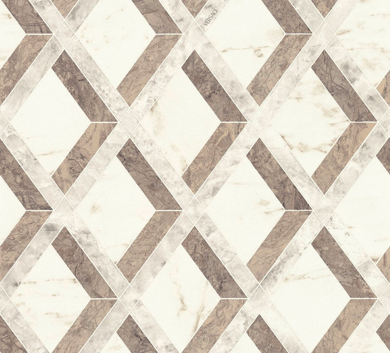 79133-4 Graphical Pattern Brown Versace 6 Wallpaper by A S Creation