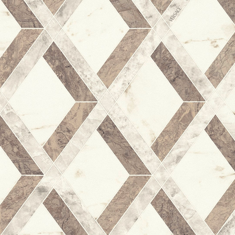 79133-4 Graphical Pattern Brown Versace 6 Wallpaper by A S Creation