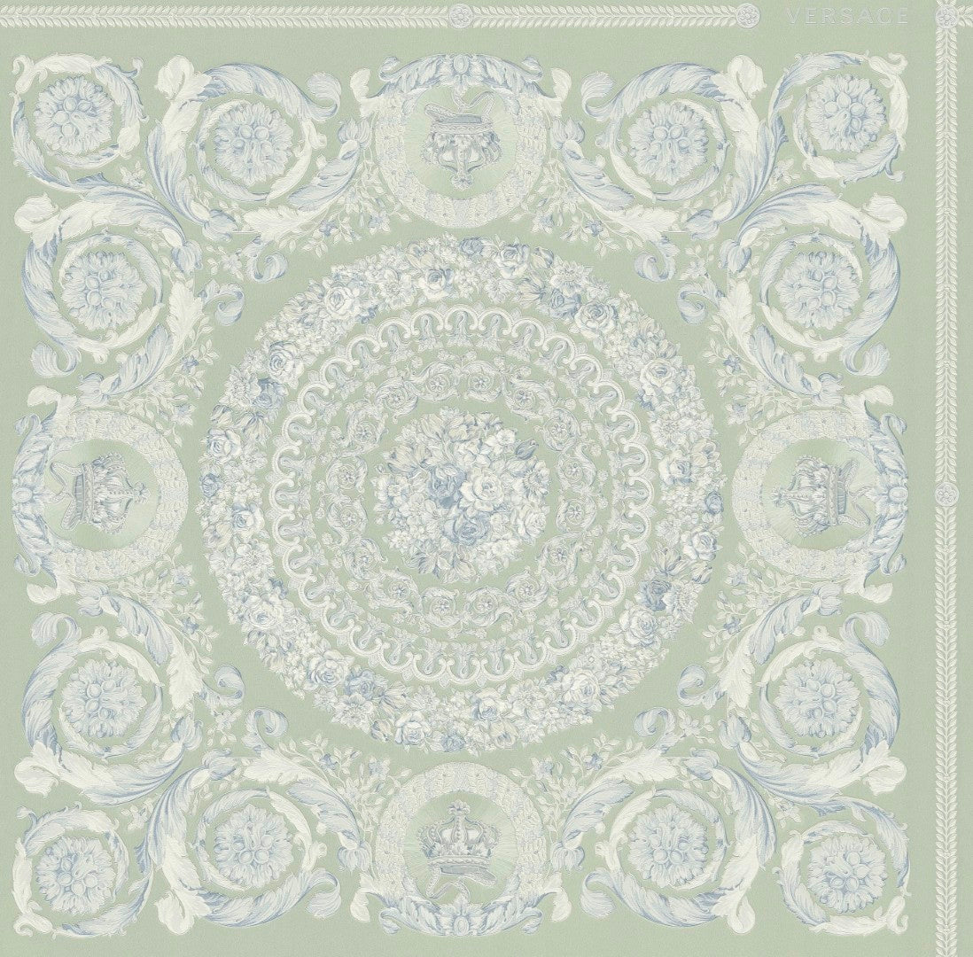 79134-3 Avantgarde Pattern Blue Versace 6 Wallpaper by A S Creation