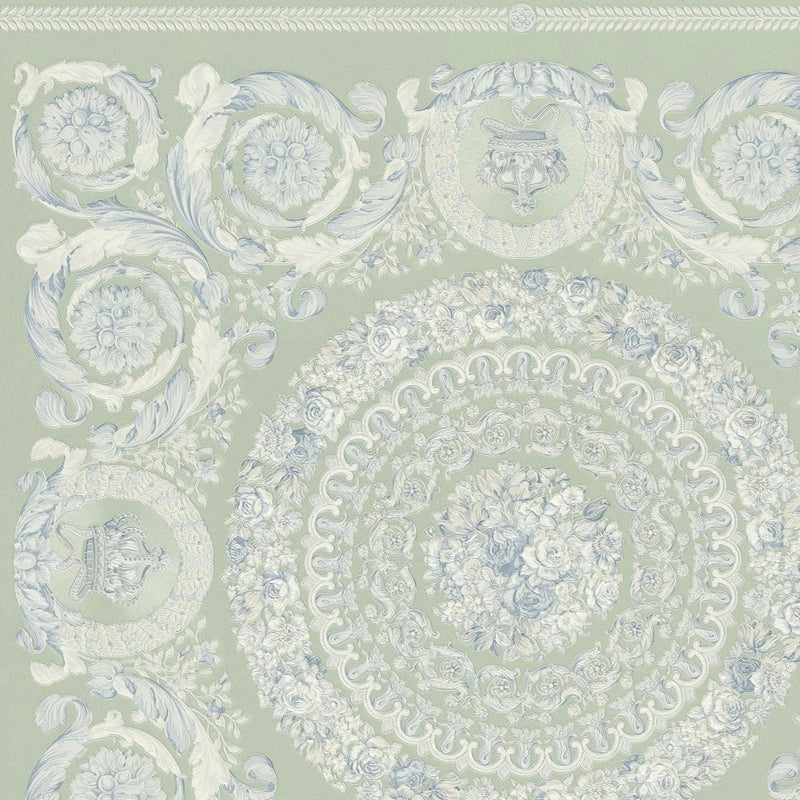 79134-3 Avantgarde Pattern Blue Versace 6 Wallpaper by A S Creation