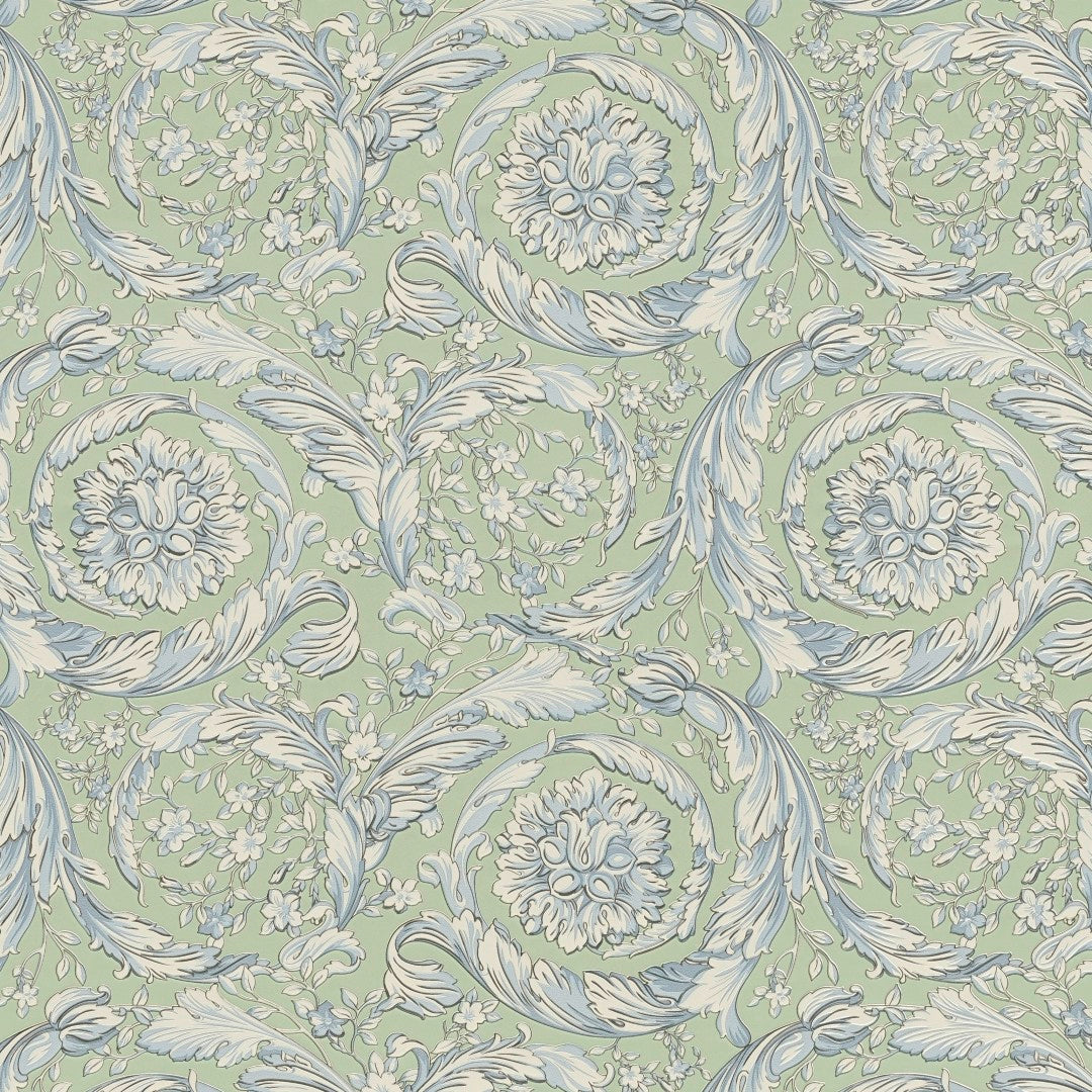 79135-1 Classic - Traditional Pattern Blue Versace 6 Wallpaper by A S Creation