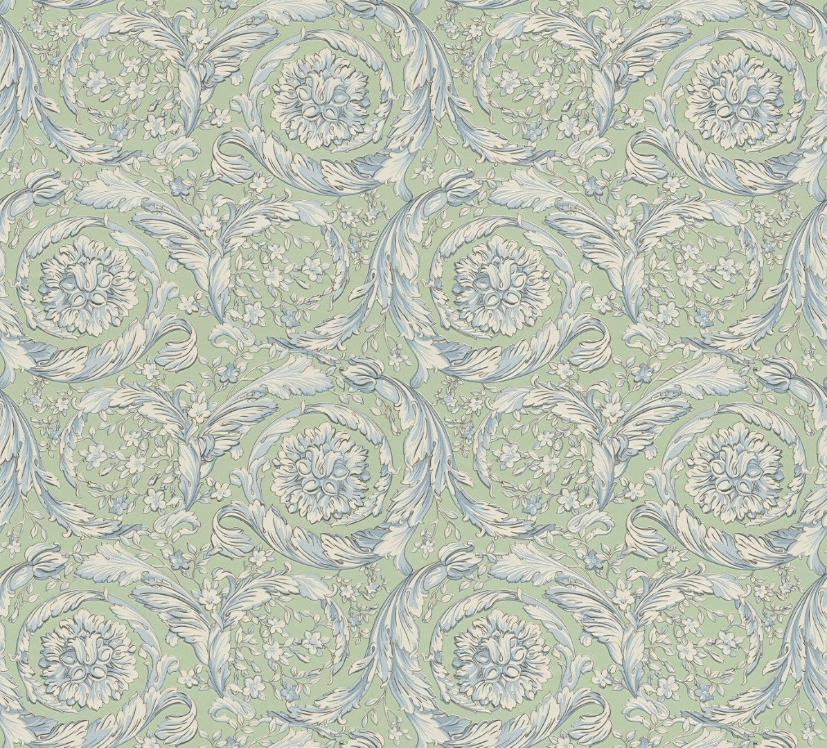 79135-1 Classic - Traditional Pattern Blue Versace 6 Wallpaper by A S Creation
