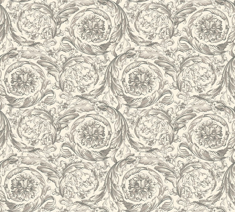 79135-3 Classic - Traditional Pattern Grey Versace 6 Wallpaper by A S Creation