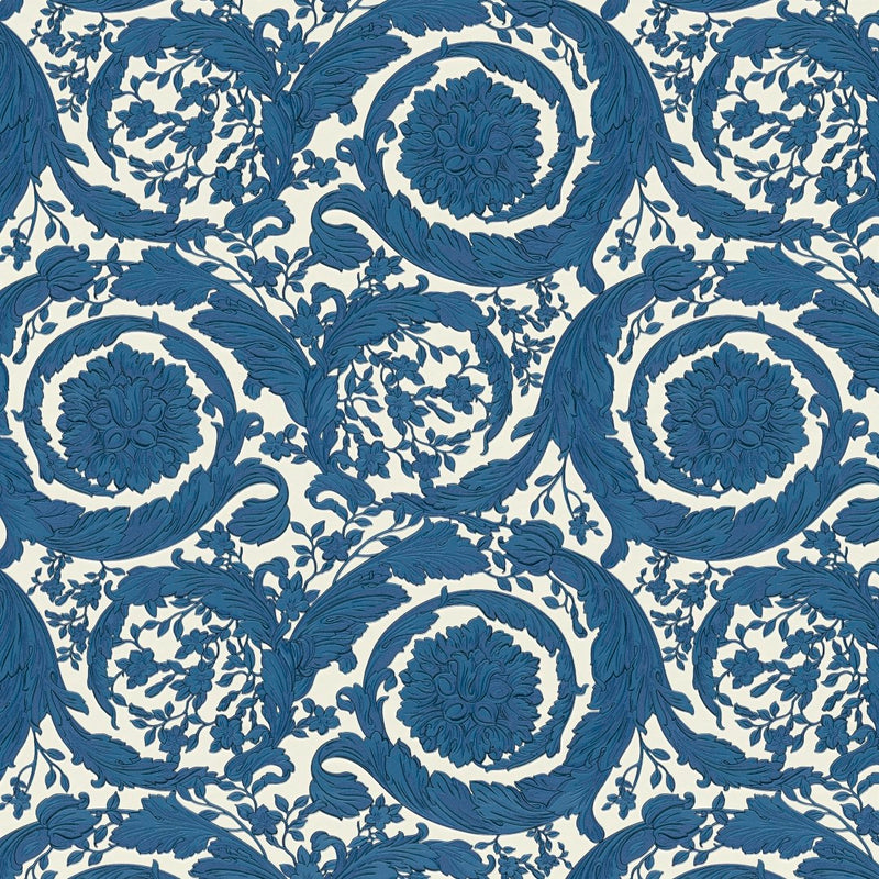 79135-4 Classic - Traditional Pattern Blue Versace 6 Wallpaper by A S Creation
