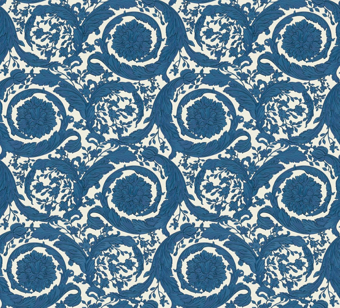 79135-4 Classic - Traditional Pattern Blue Versace 6 Wallpaper by A S Creation