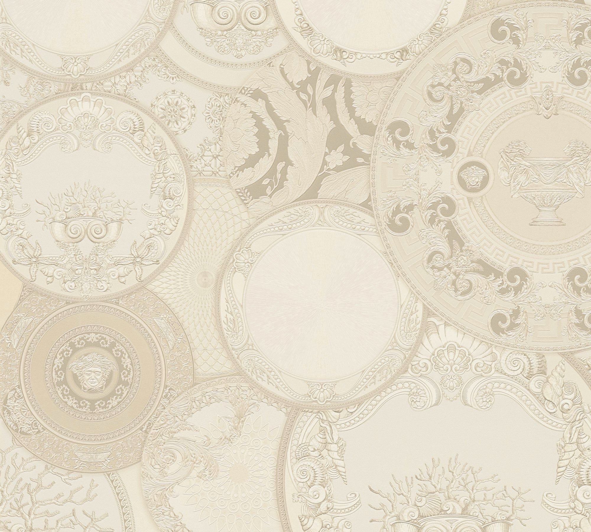 79136-1 Nature Pattern Beige Versace 6 Wallpaper by A S Creation