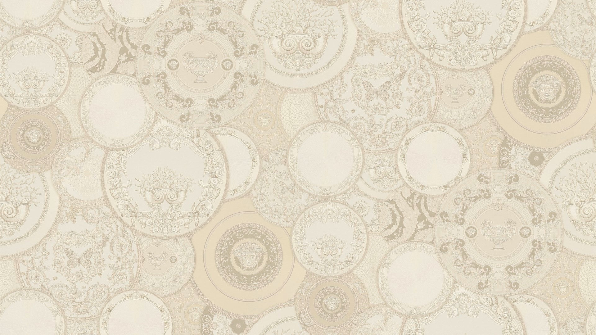 79136-1 Nature Pattern Beige Versace 6 Wallpaper by A S Creation