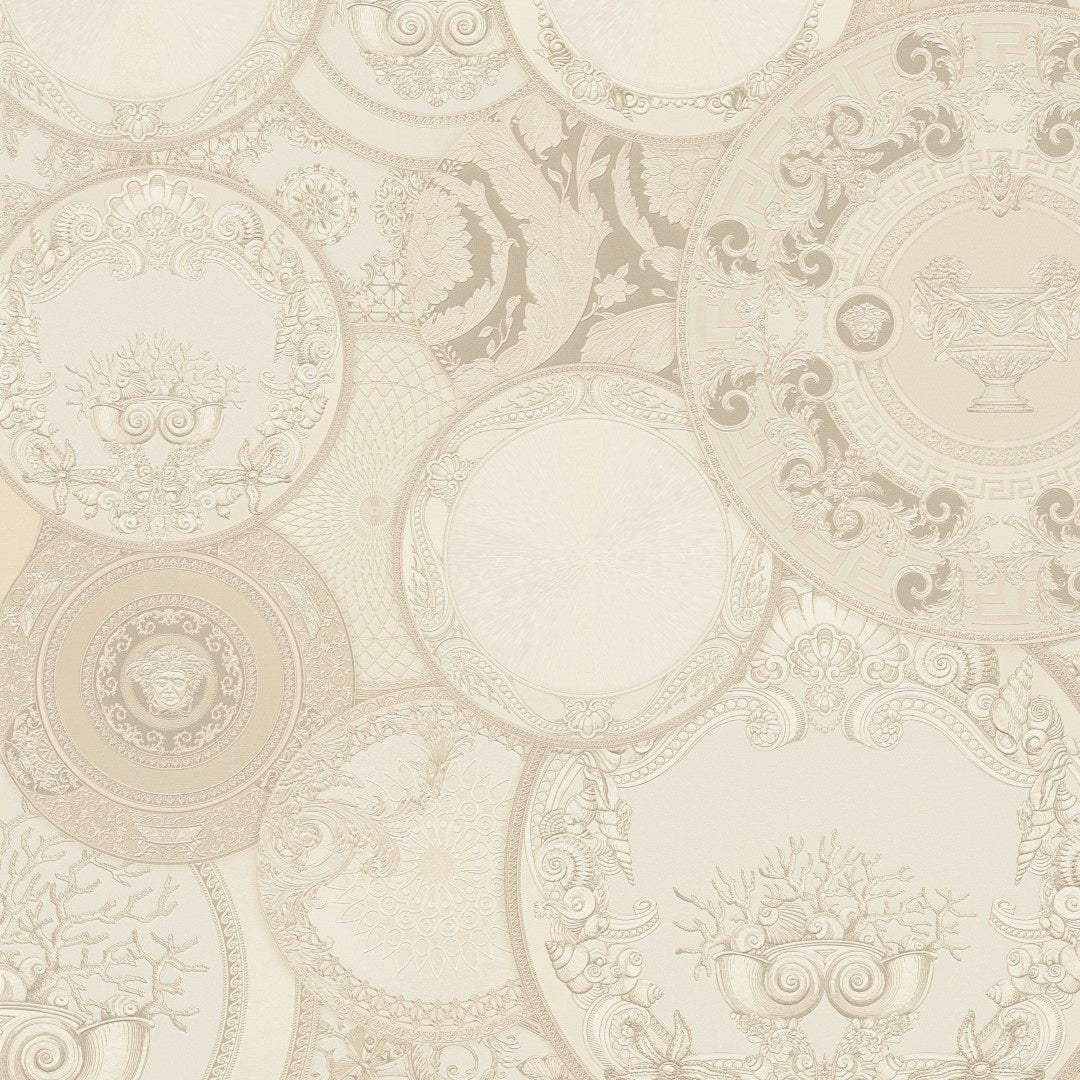 79136-1 Nature Pattern Beige Versace 6 Wallpaper by A S Creation