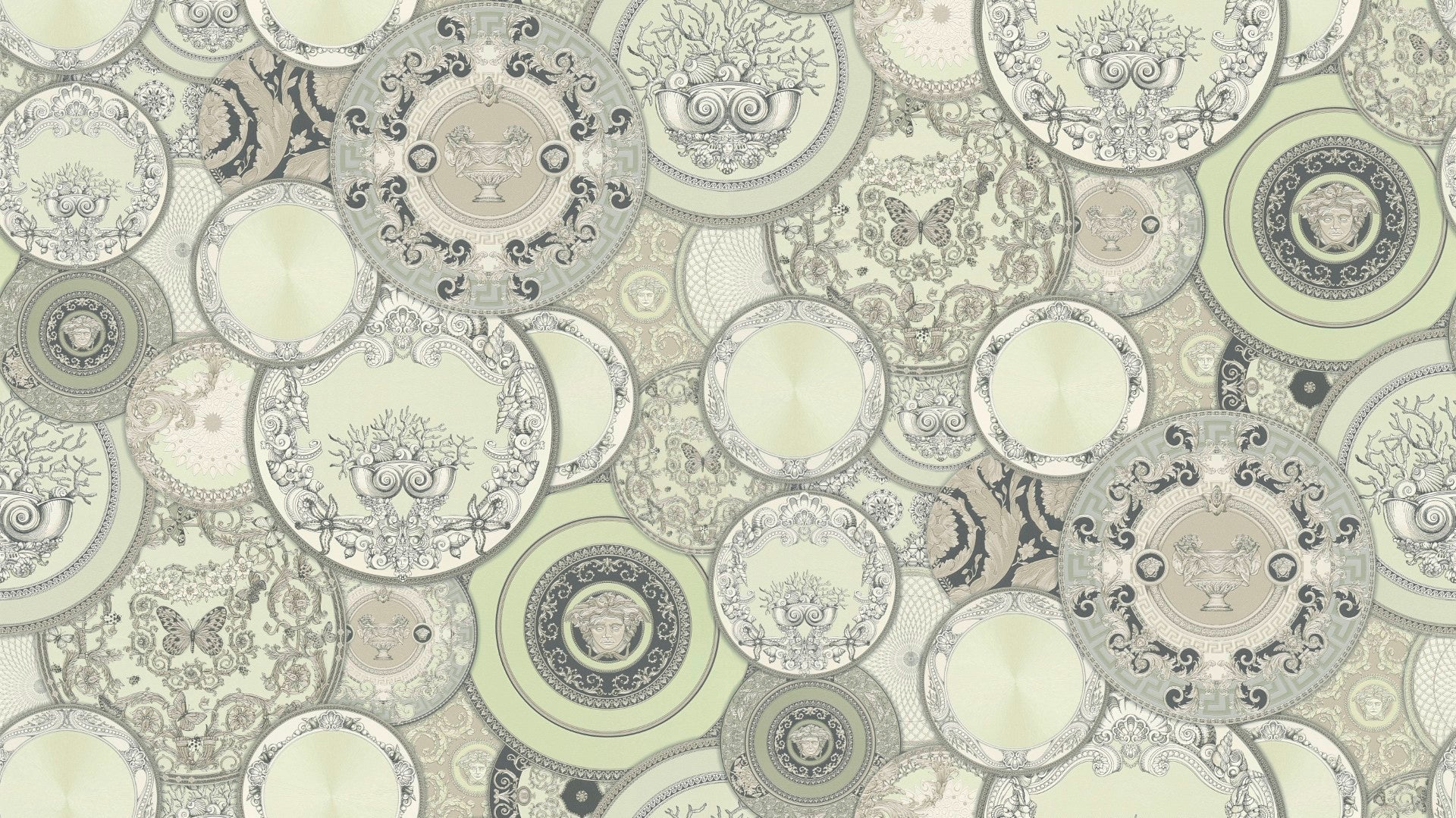 79136-2 Avantgarde Pattern Brown Versace 6 Wallpaper by A S Creation