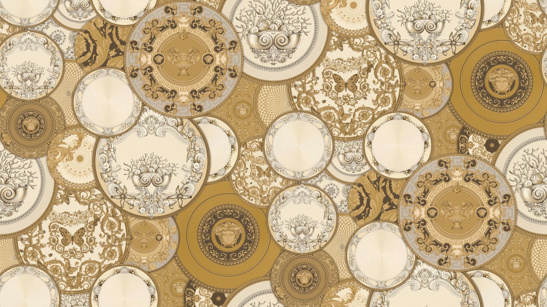 79136-3 Nature Pattern Brown Versace 6 Wallpaper by A S Creation