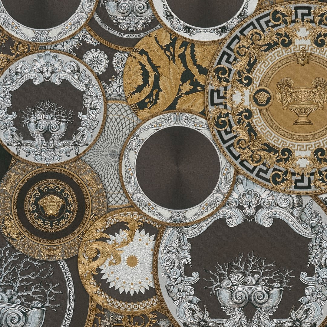 791364 Avantgarde Pattern Grey Versace 6 Wallpaper by A S Creation