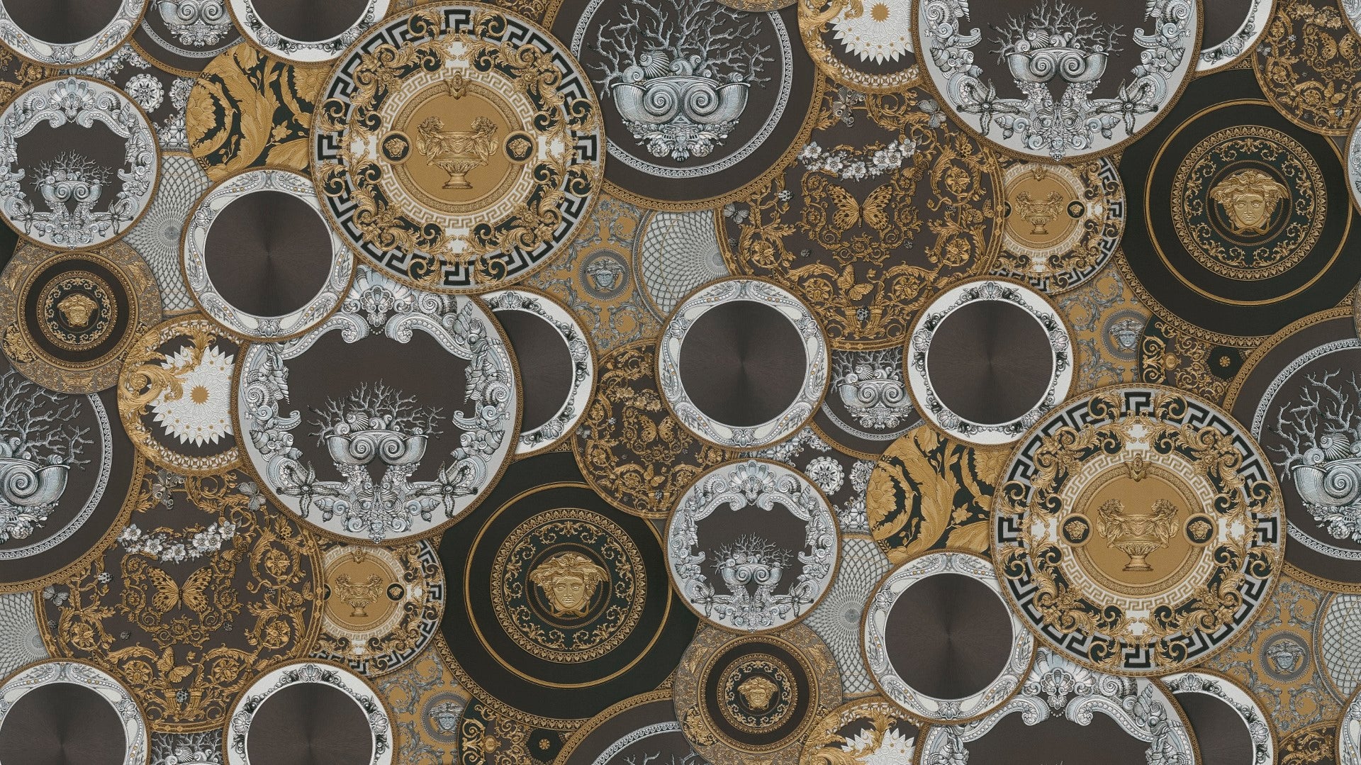 791364 Avantgarde Pattern Grey Versace 6 Wallpaper by A S Creation