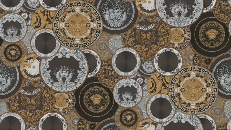 791364 Avantgarde Pattern Grey Versace 6 Wallpaper by A S Creation