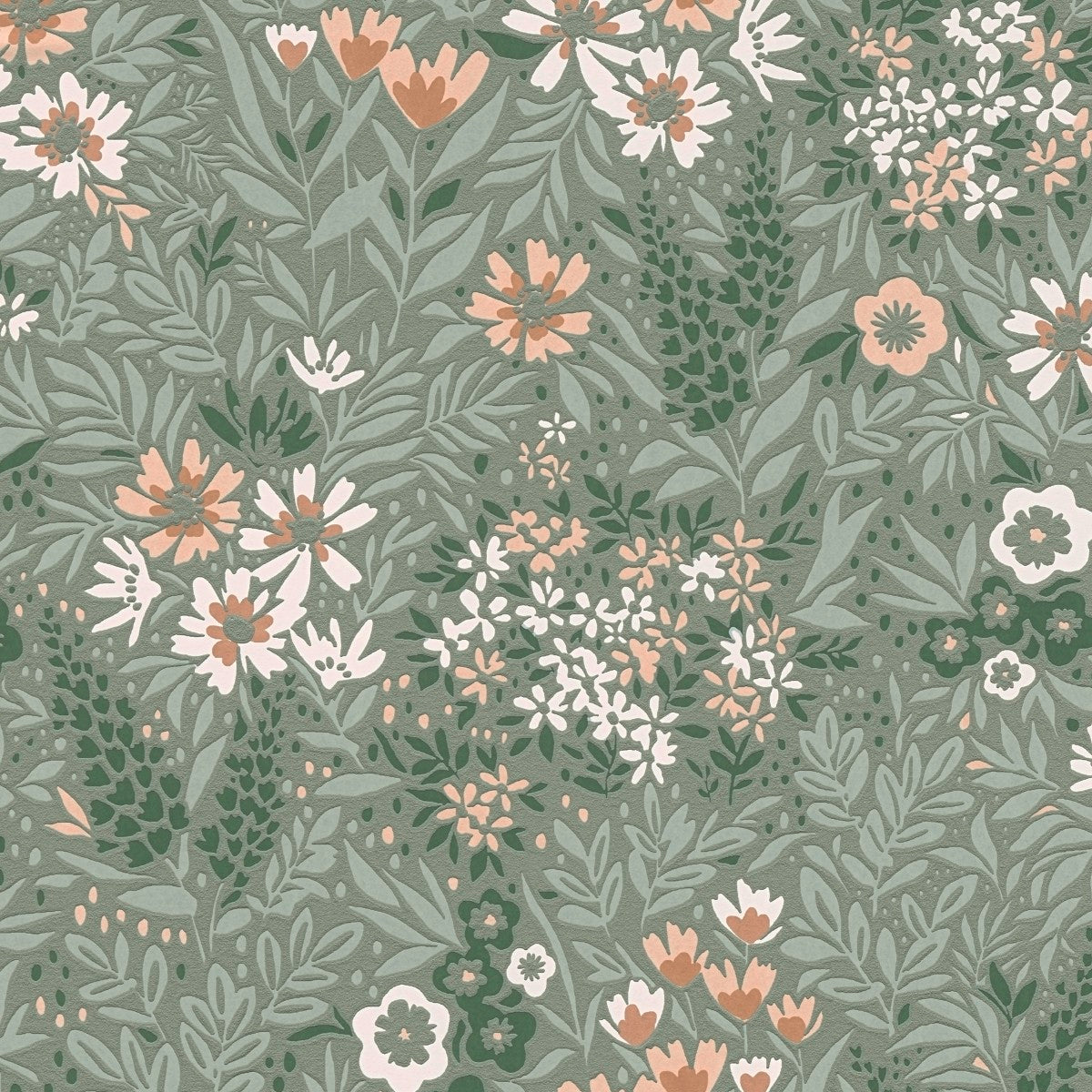AS791373 Brown, Green and Pink Nature Attractive 3 Wallpaper by A S Creation