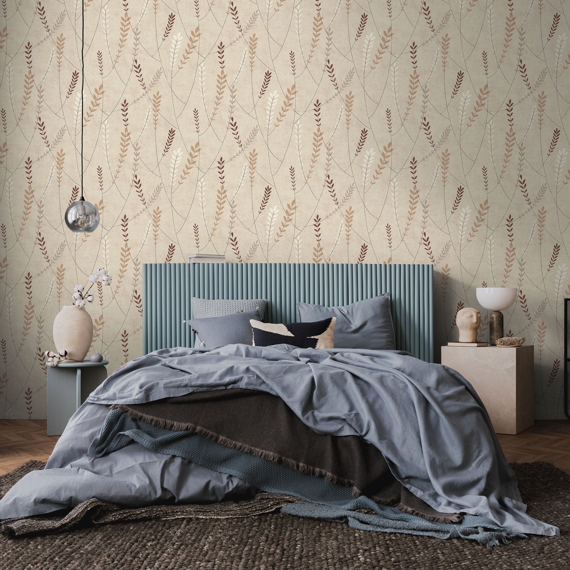 791461 Floral Brown Wallpaper by A S Creation