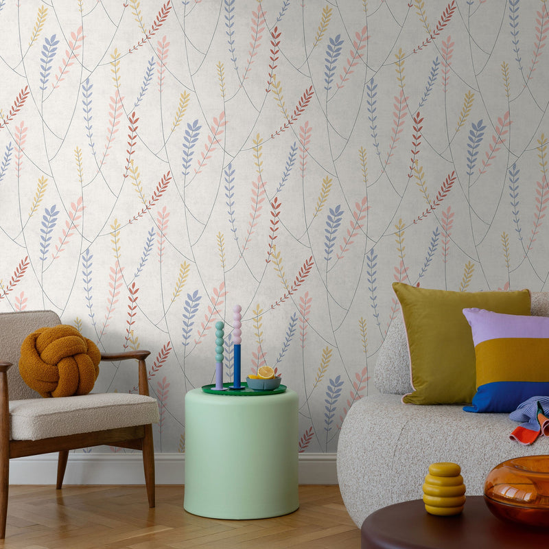 791462 Floral Beige Wallpaper by A S Creation