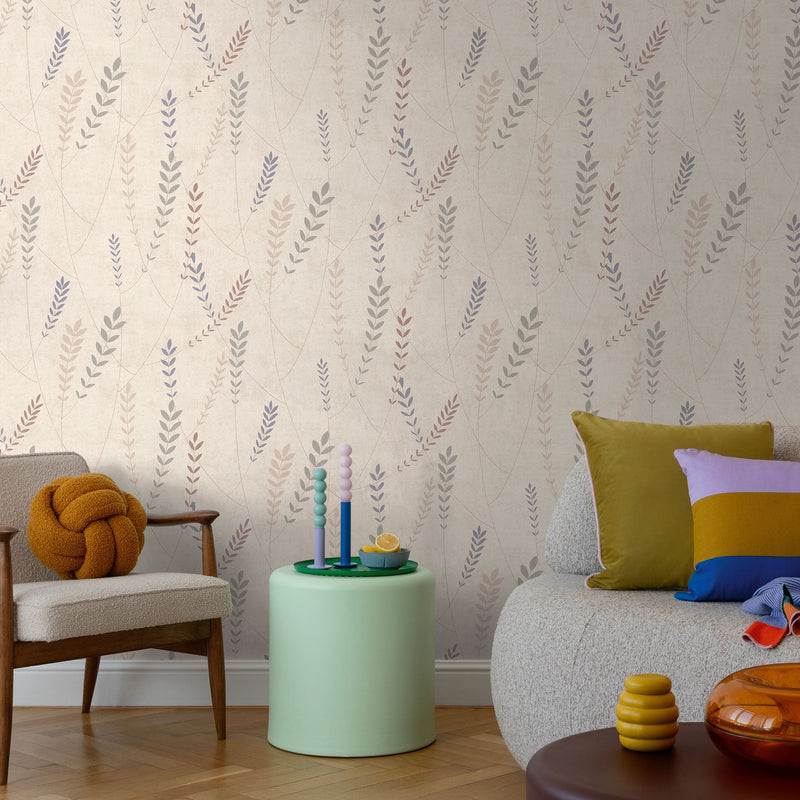 791463 Floral Beige Wallpaper by A S Creation