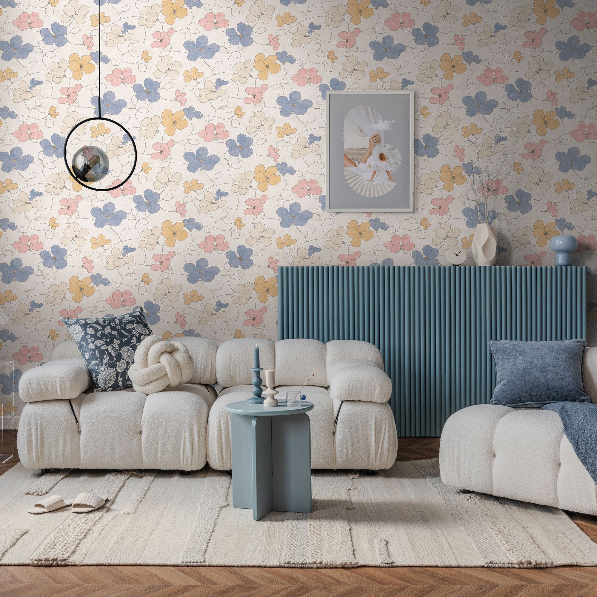 791472 Floral Beige Wallpaper by A S Creation