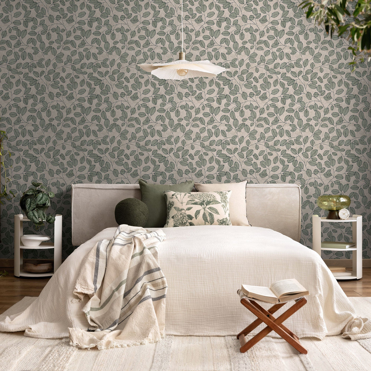 Floral Grey Nordic Feeling Wallpaper by A S Creation