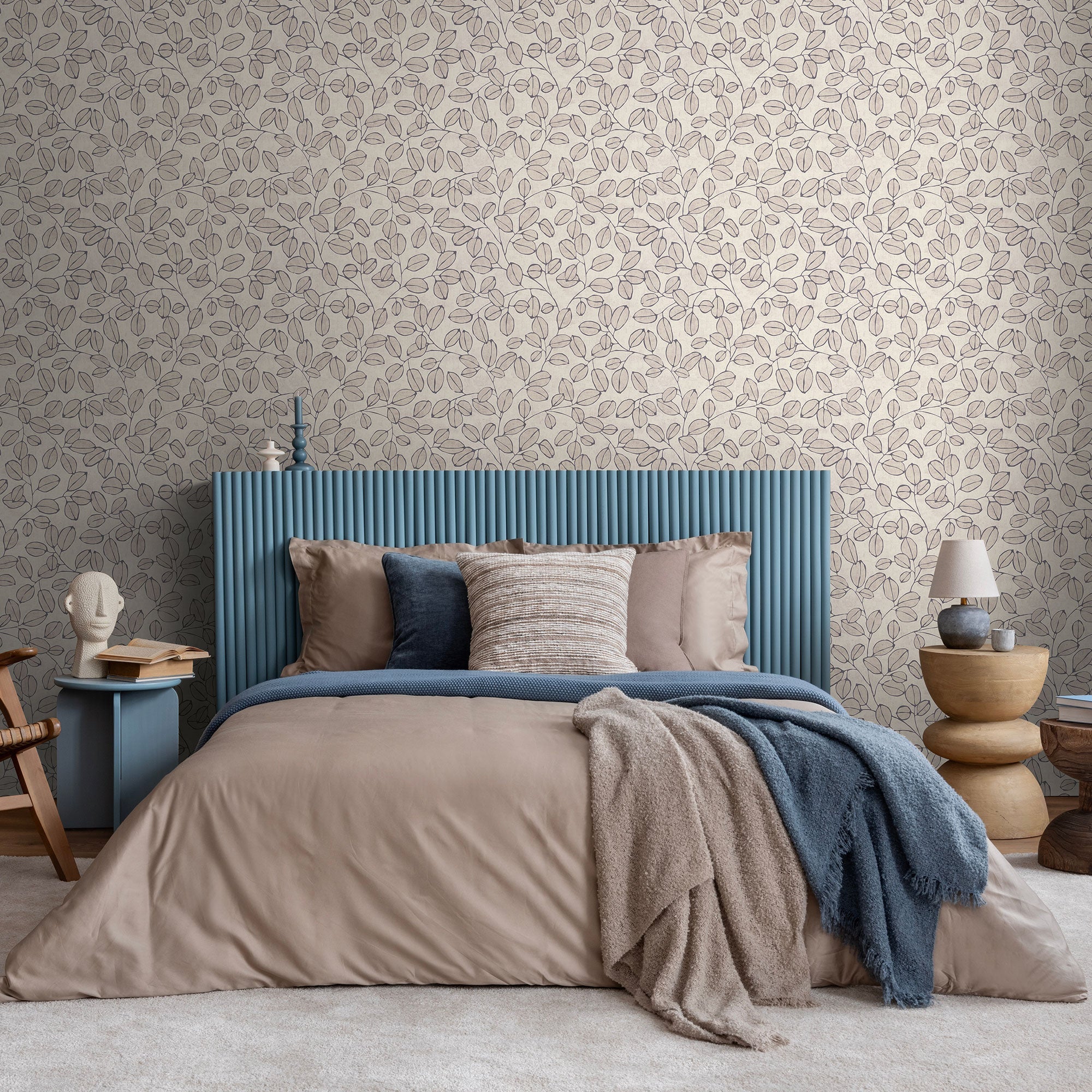791484 Floral Cream Wallpaper by A S Creation