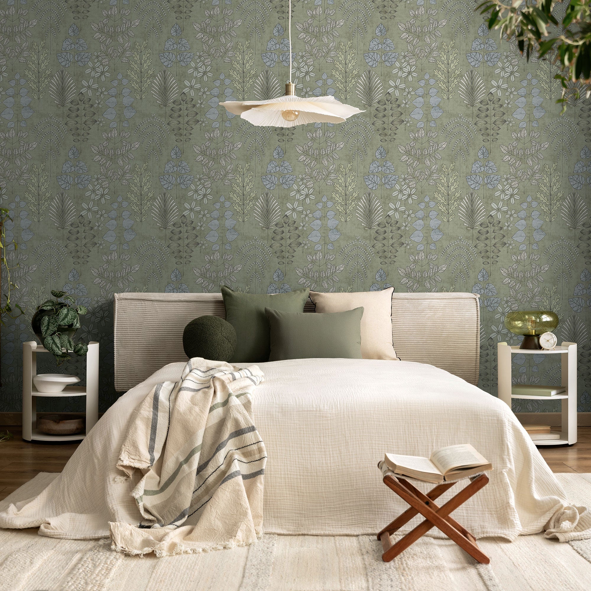 791491 Floral Grey Wallpaper by A S Creation