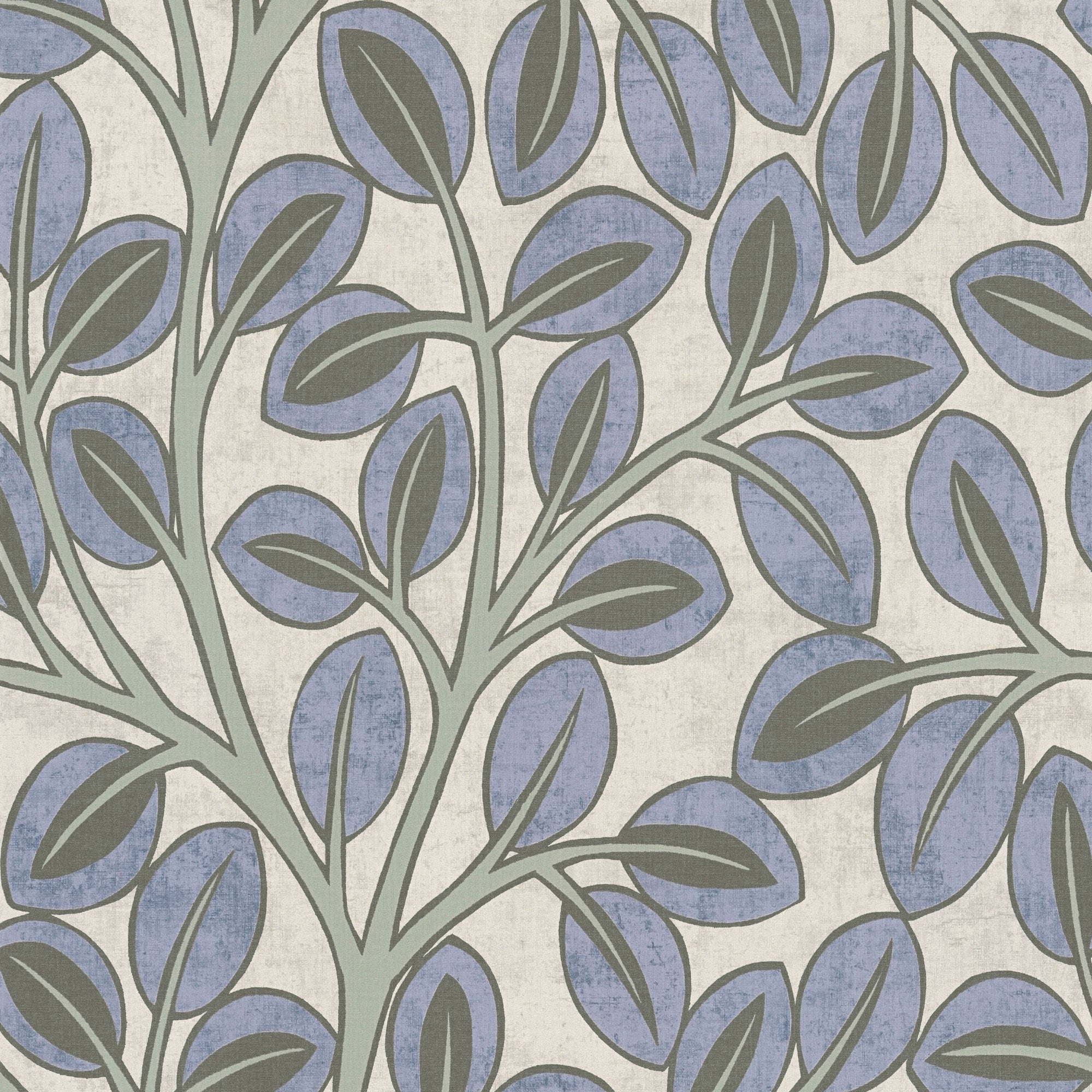 791501 Floral Blue Wallpaper by A S Creation