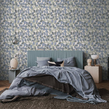 791501 Floral Blue Wallpaper by A S Creation