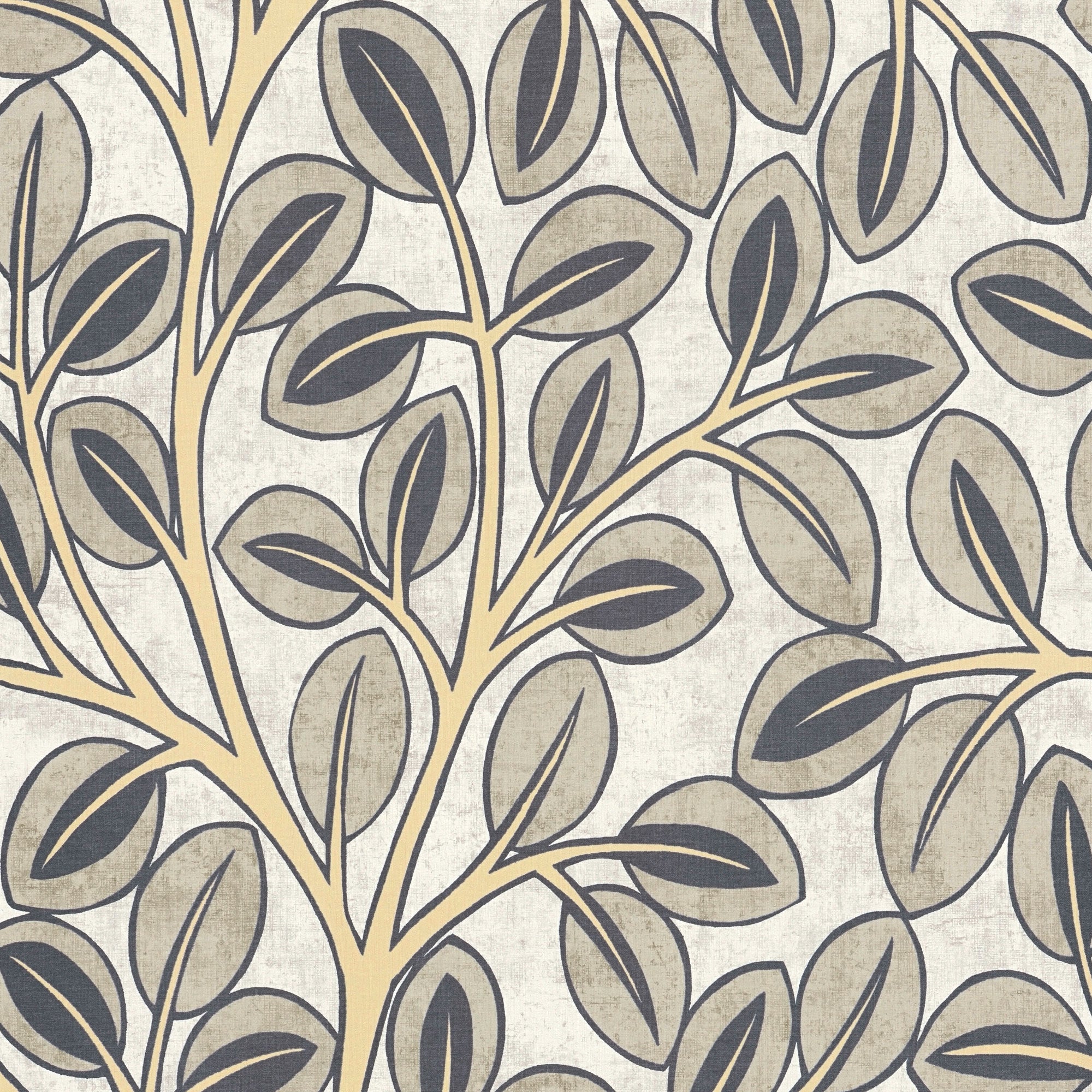 791503 Floral Yellow Wallpaper by A S Creation