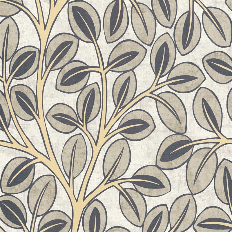 791503 Floral Yellow Wallpaper by A S Creation