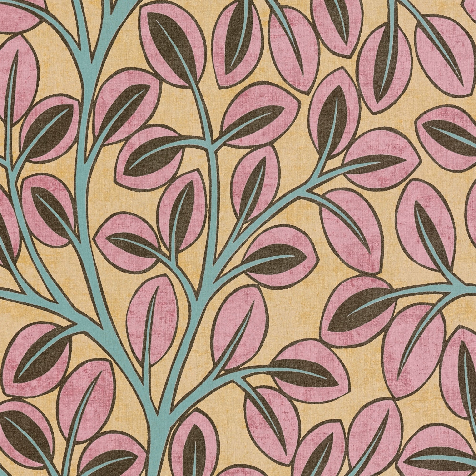 791504 Floral Brown Wallpaper by A S Creation