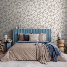 791511 Floral Blue Wallpaper by A S Creation