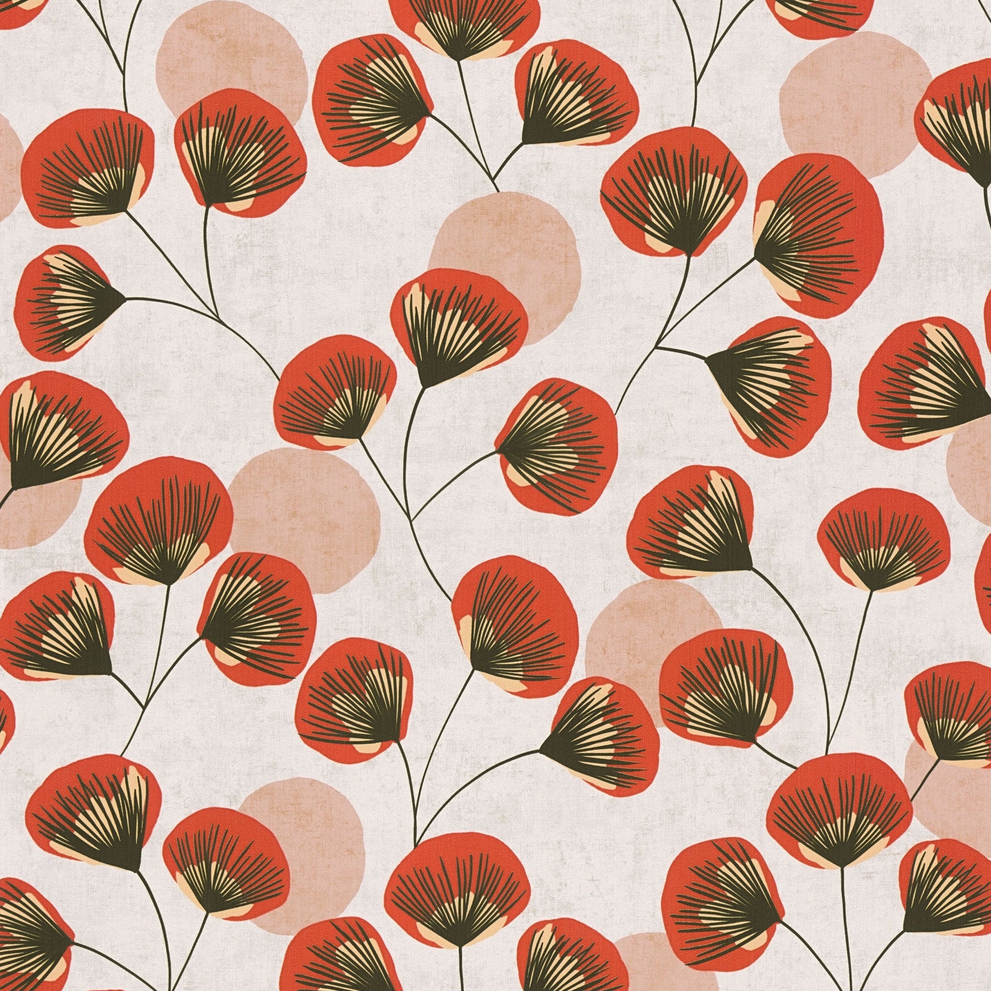 791513 Floral Grey Wallpaper by A S Creation