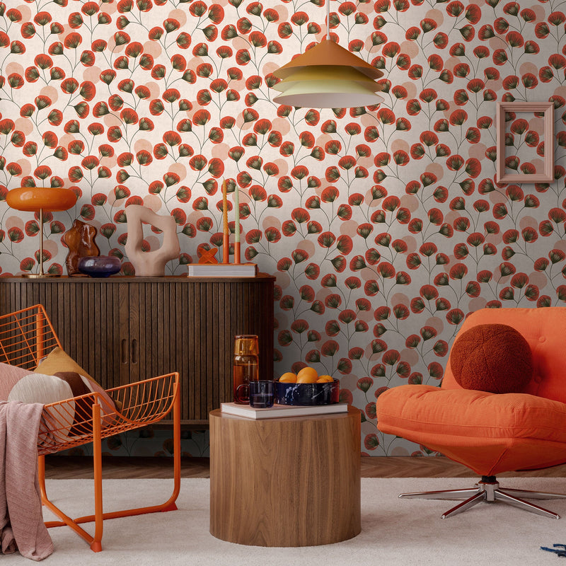 791513 Floral Grey Wallpaper by A S Creation