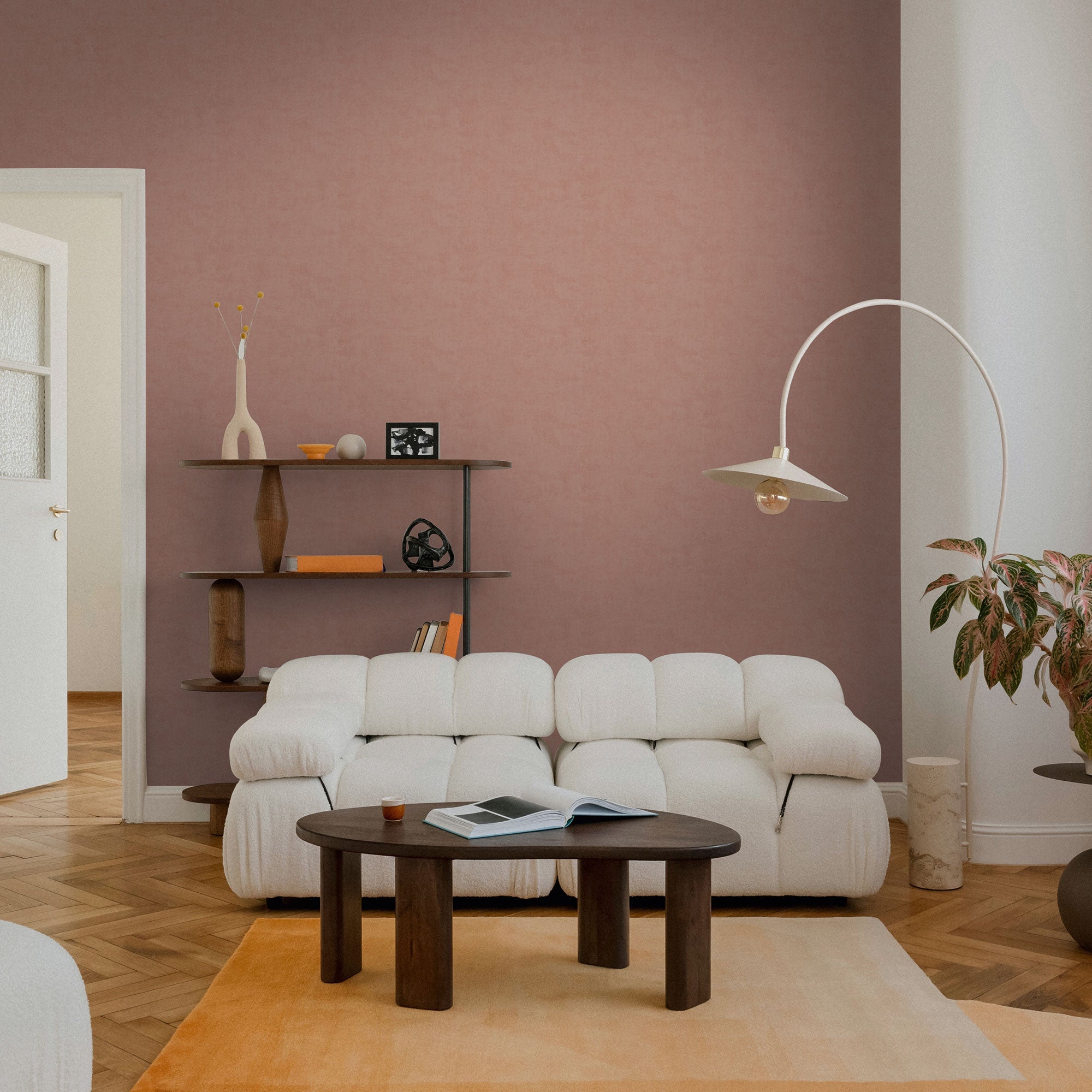 791532 Fabric Brown Wallpaper by A S Creation