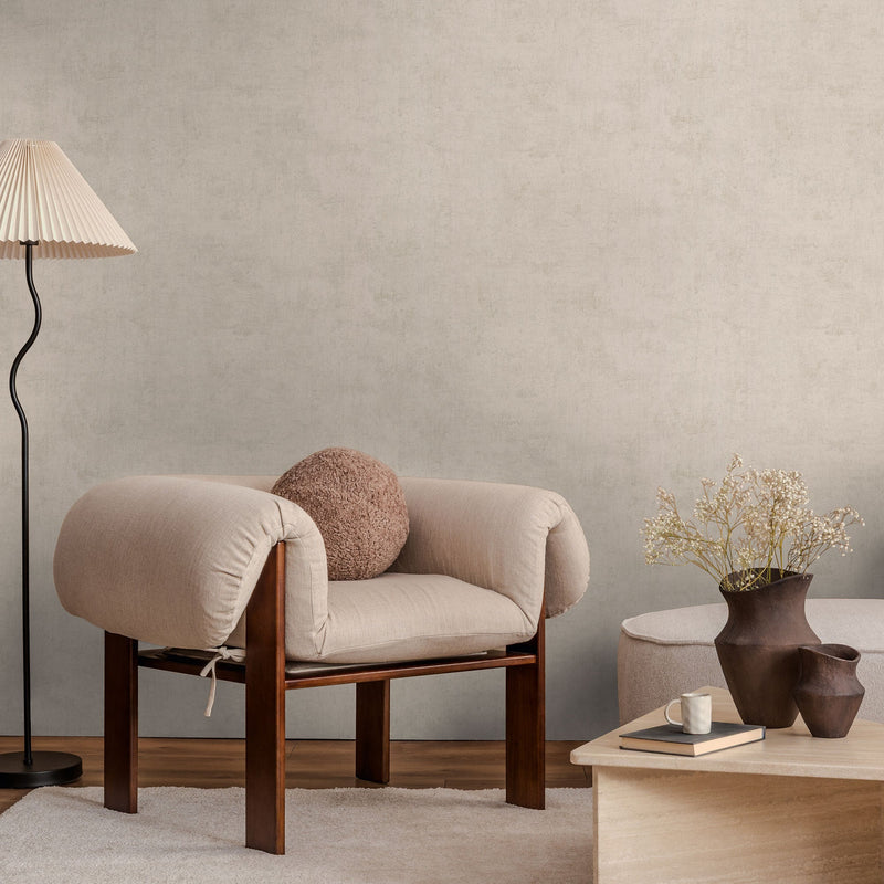 791536 Fabric Cream Wallpaper by A S Creation