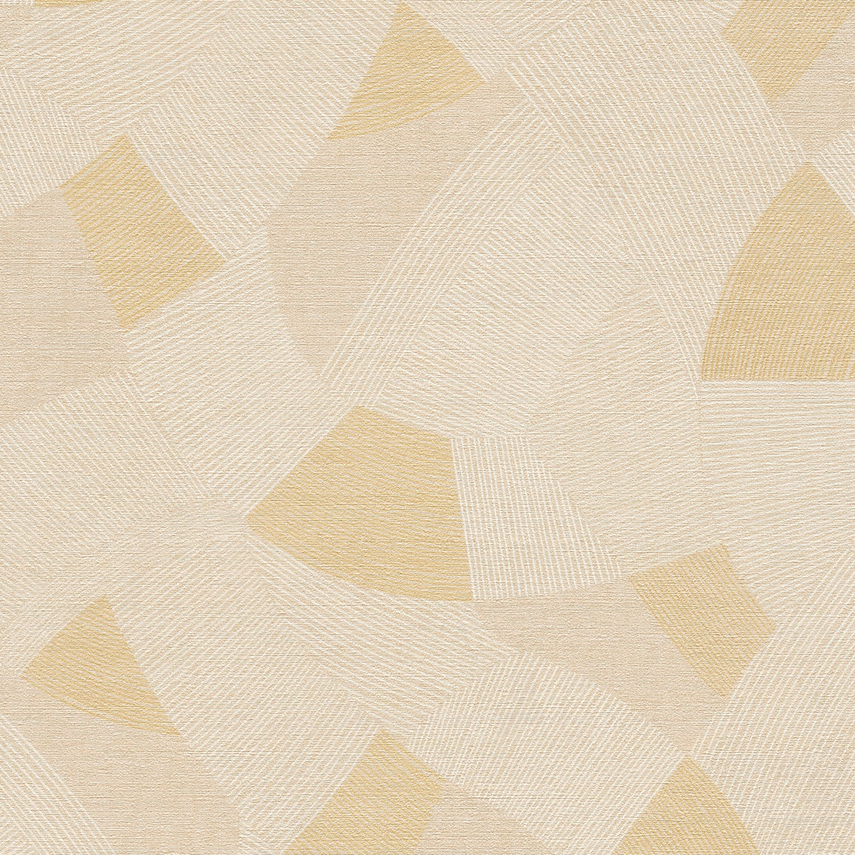Linear Fan Cream & Gold Cuba II Wallpaper by A S Creation — flat