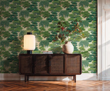 Bonsai Grove Emerald Cuba II Wallpaper by A S Creation — roomshot 1