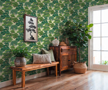 Bonsai Grove Emerald Cuba II Wallpaper by A S Creation — roomshot 2