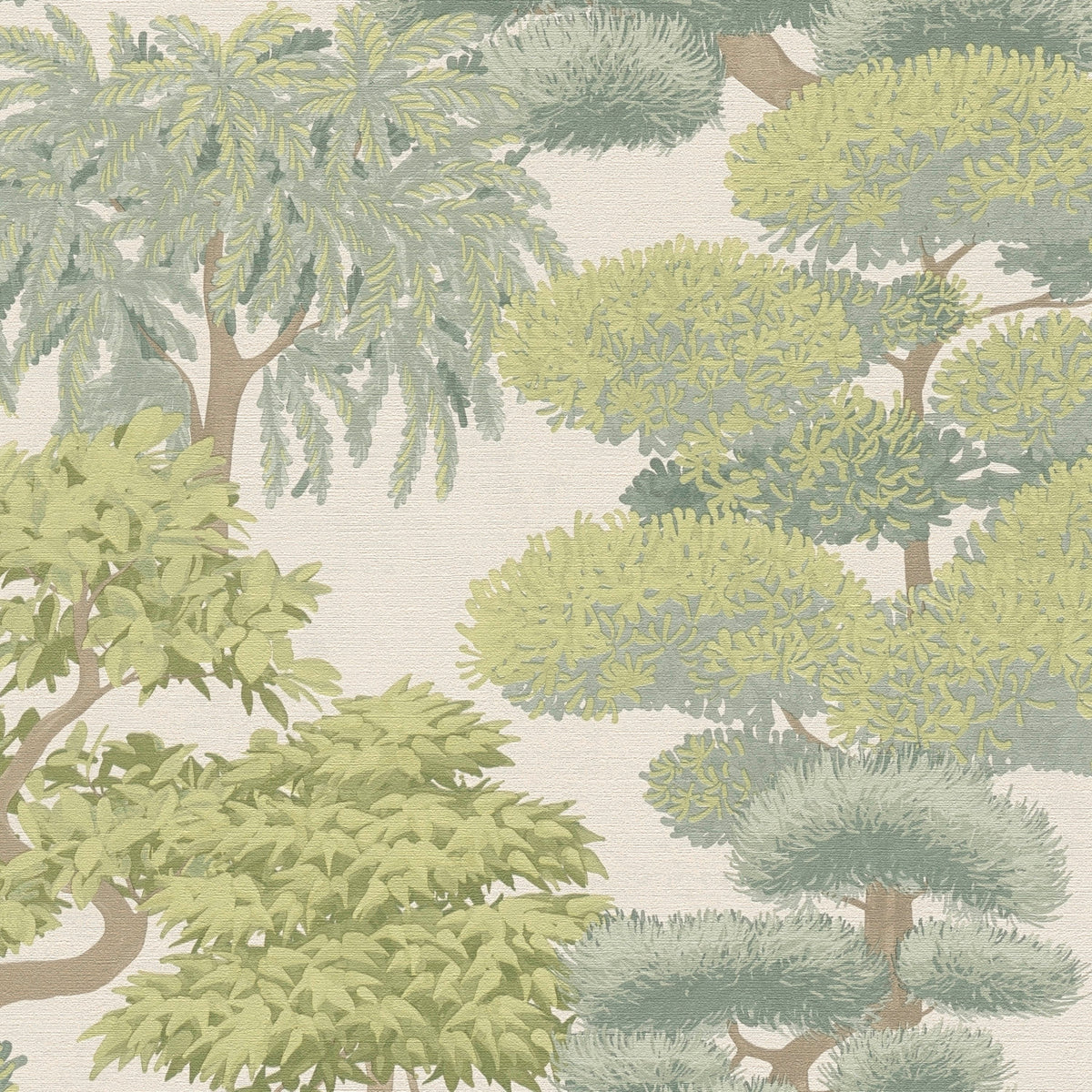 Bonsai Grove Sage Cuba II Wallpaper by A S Creation — flat